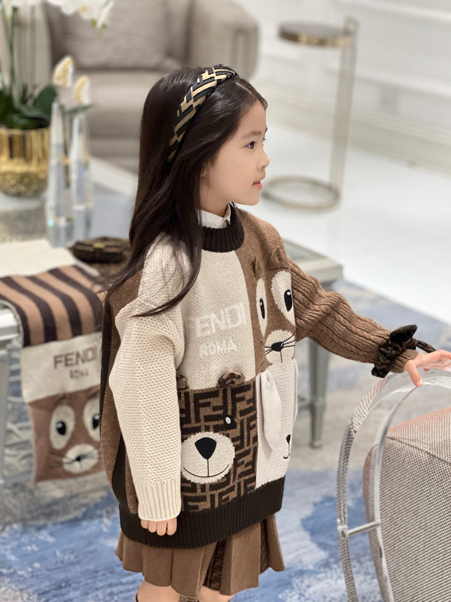 Fendi Sweater/Skirt Set