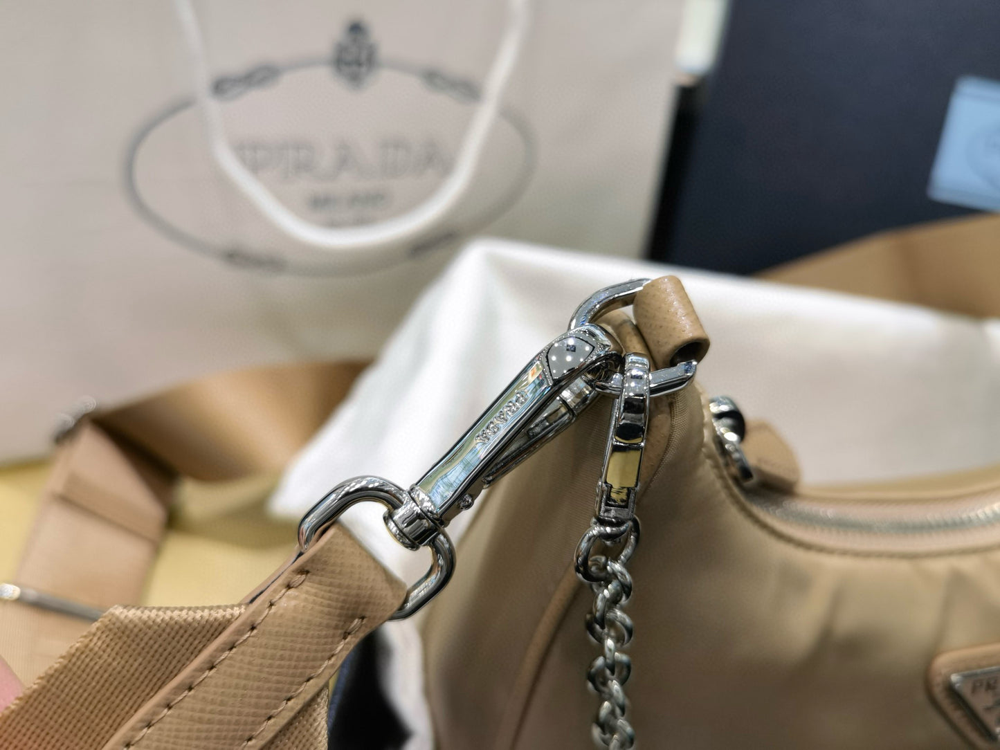 PD Re-Nylon Saffiano Bag