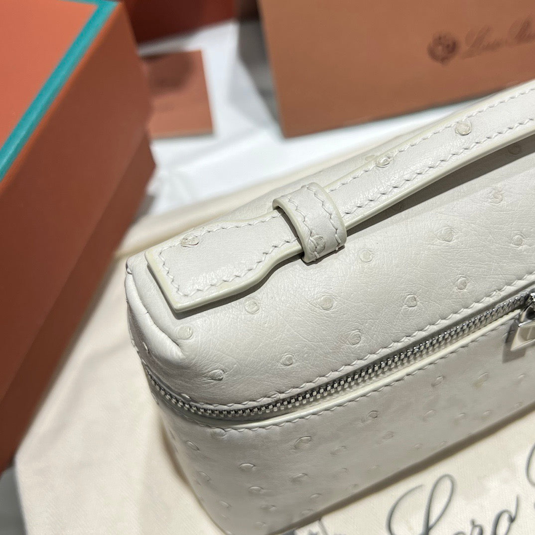LP Extra Pocket L19 Ostrich Leather Bag