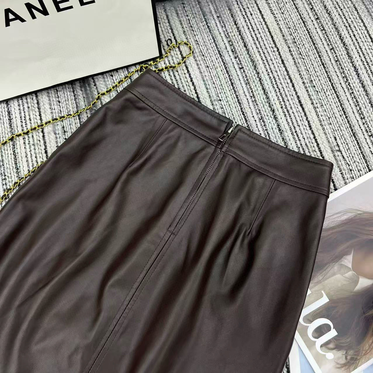 Chanel Leather Shorts