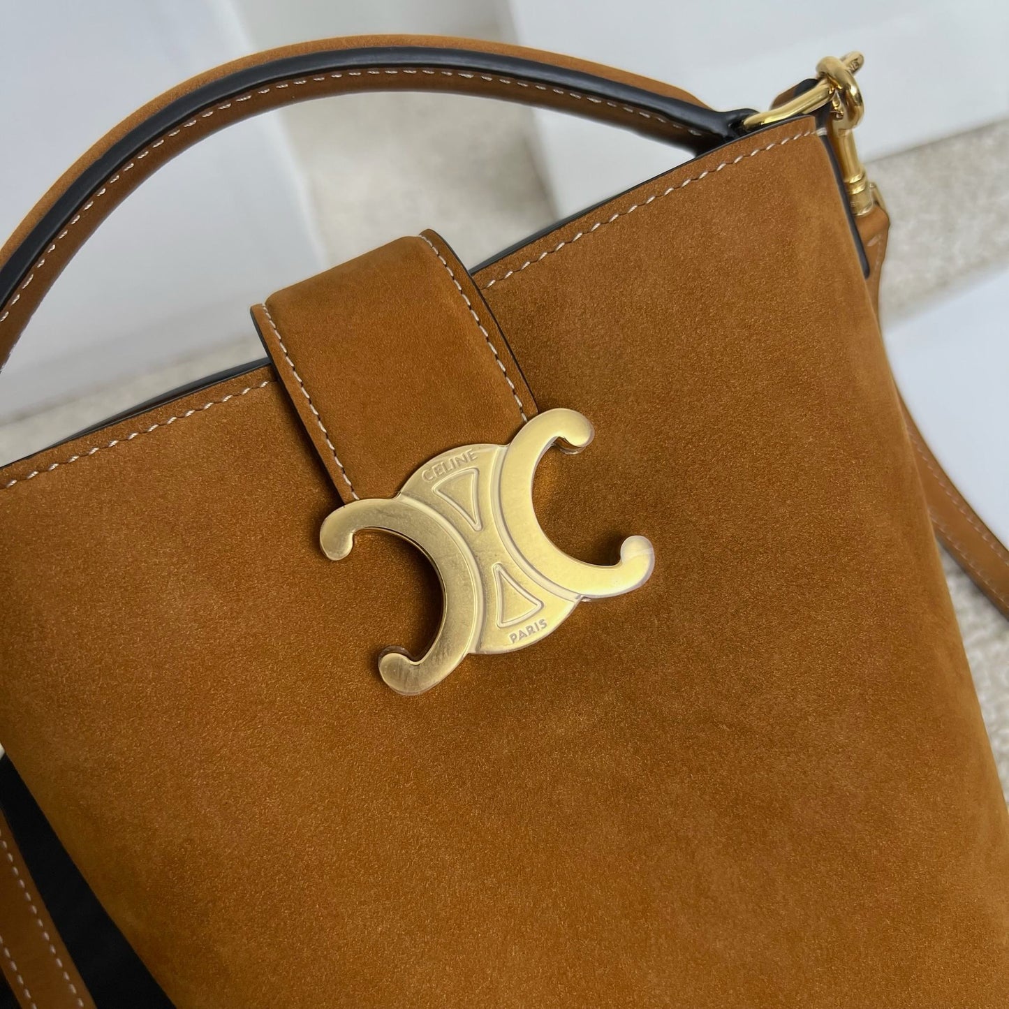 Celine Triomphe Bucket