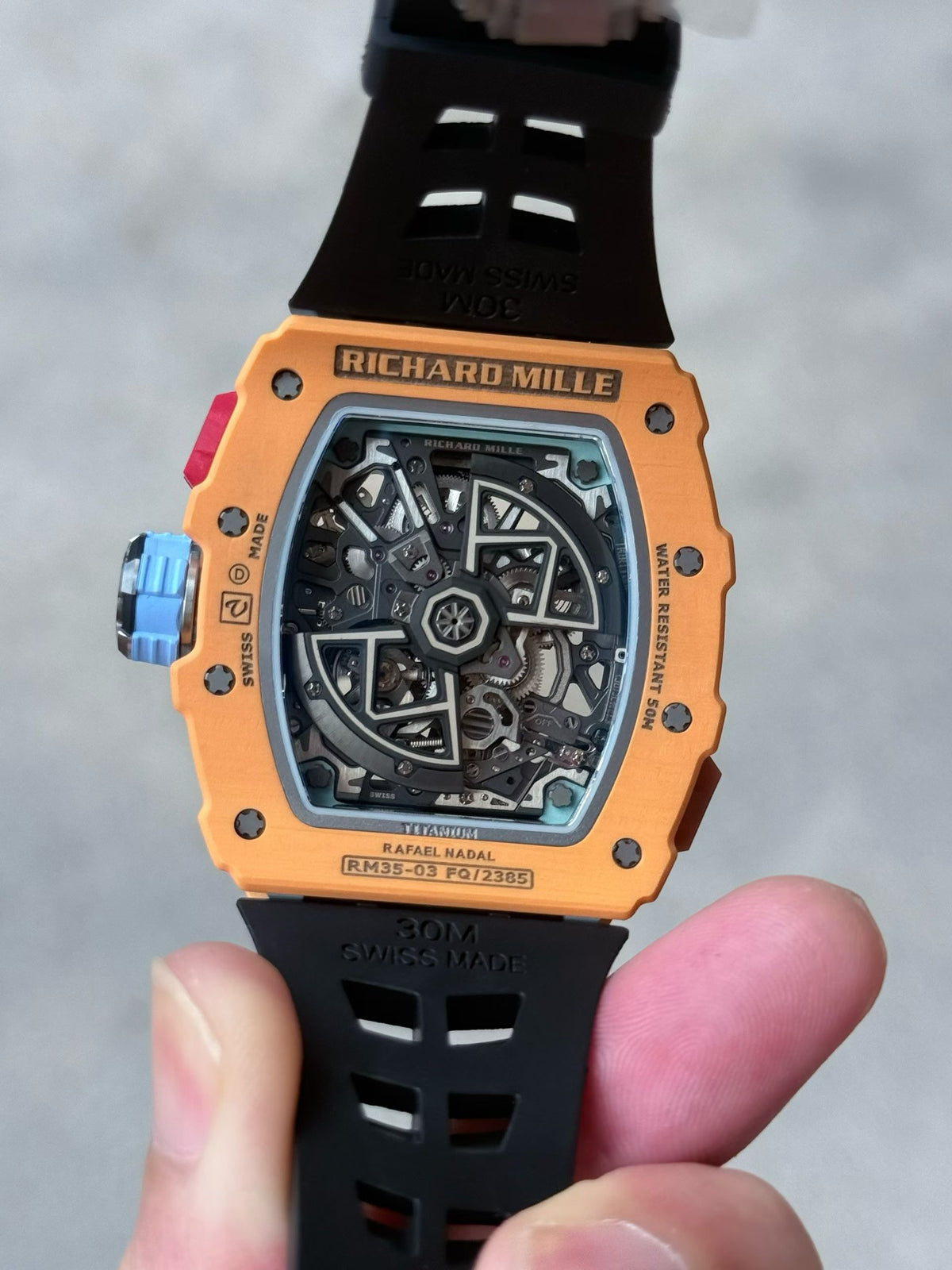 RM35-03 Rafa Nadal Salmon Quartz TPT