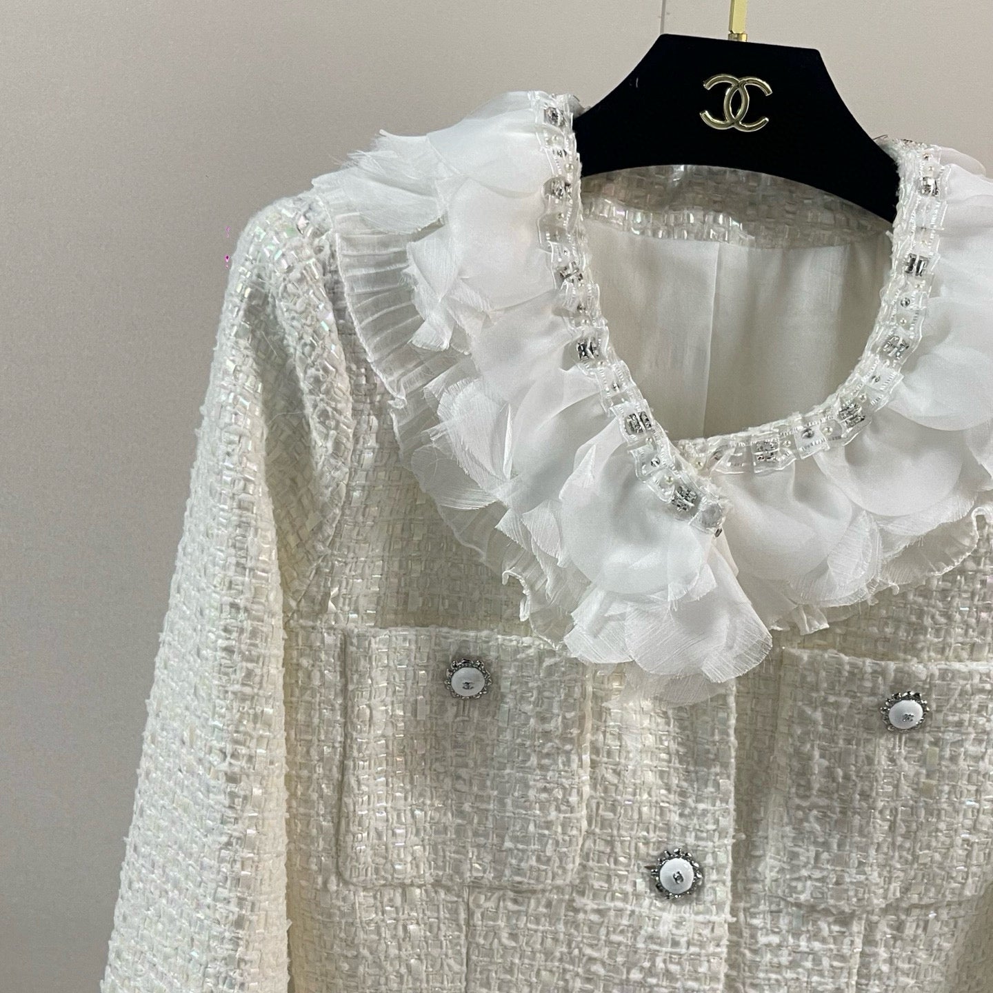 Chanel Tweed Jacket With Shorts Set