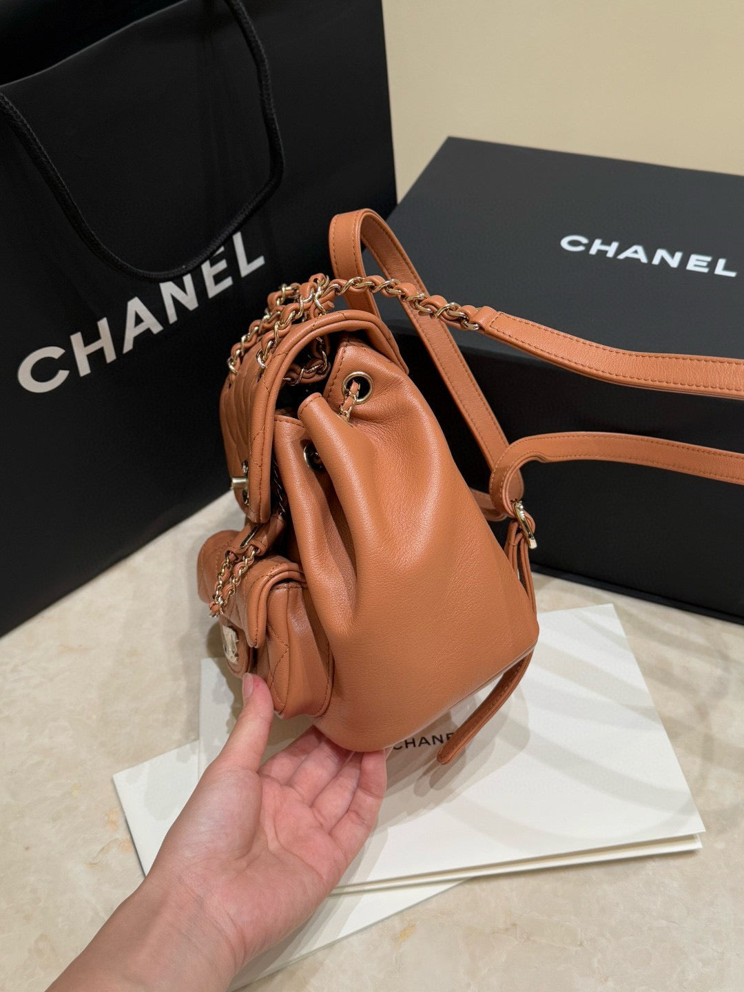 Chanel Duma Backpack (18x18x12cm)