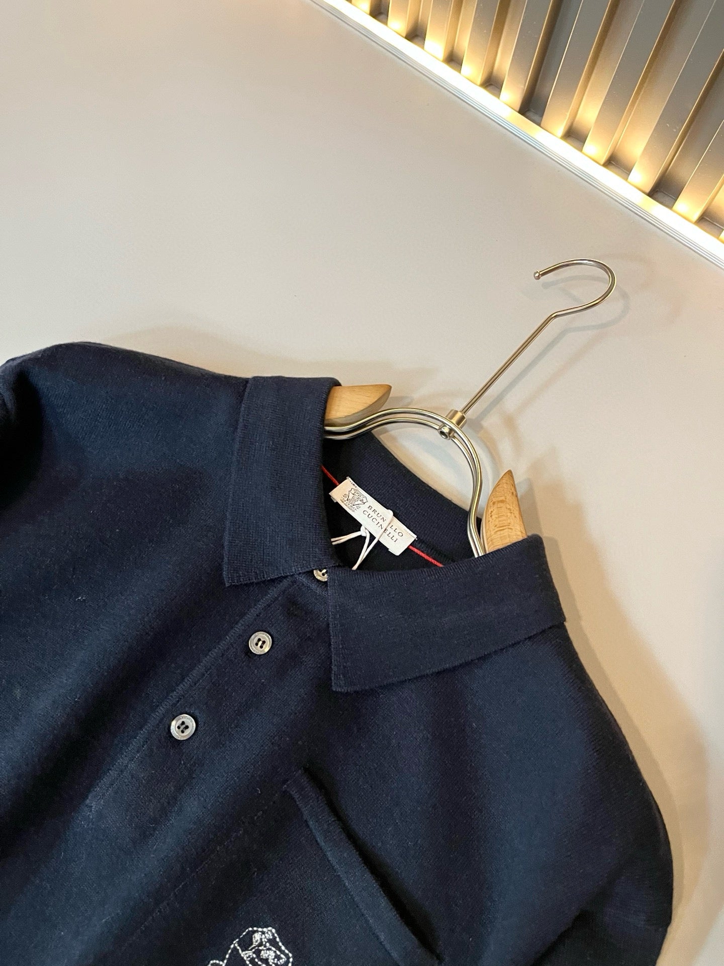 Brunello Cucinelli Long Sleeve Polo