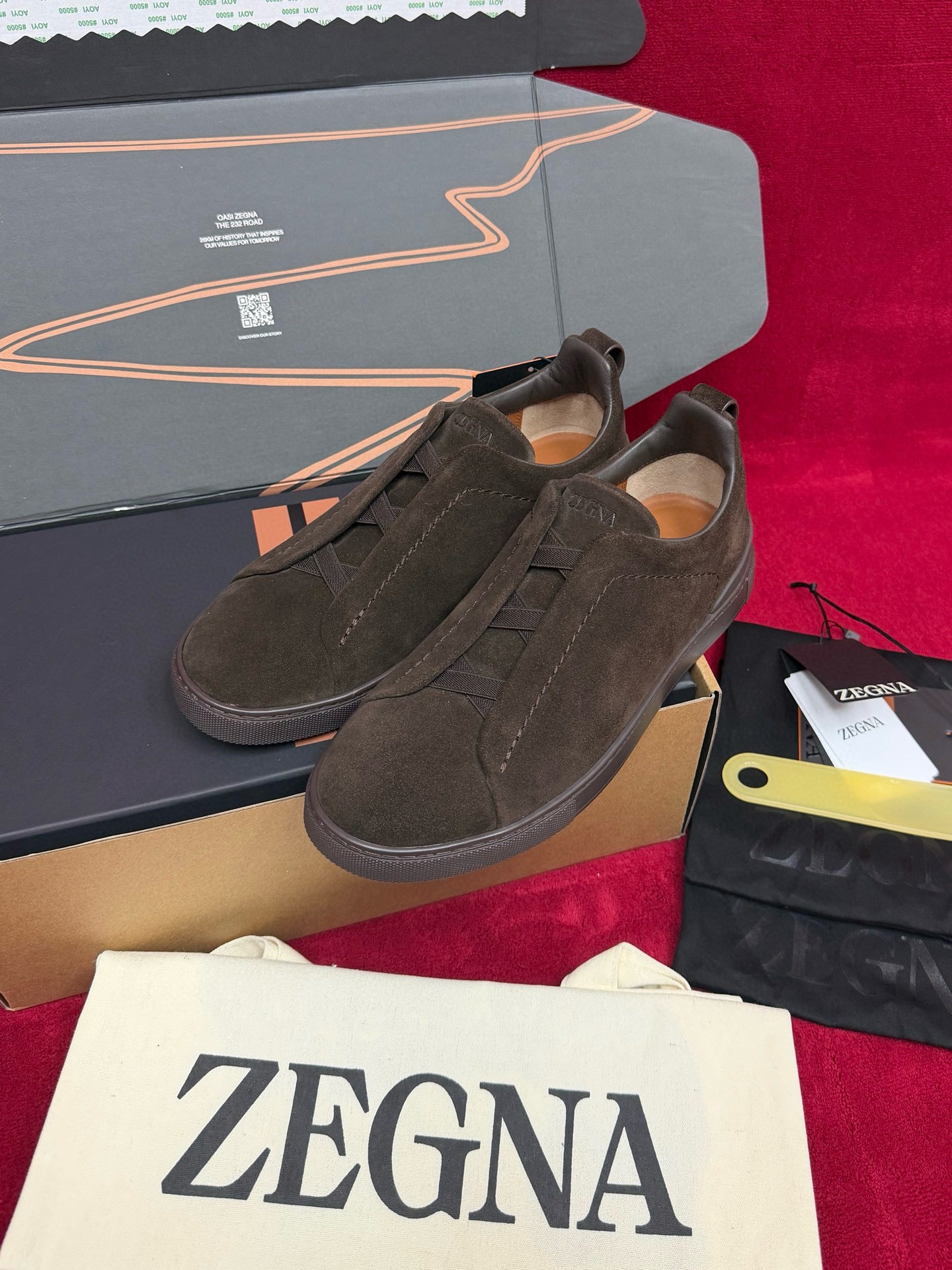 Zegna Suede Sneakers