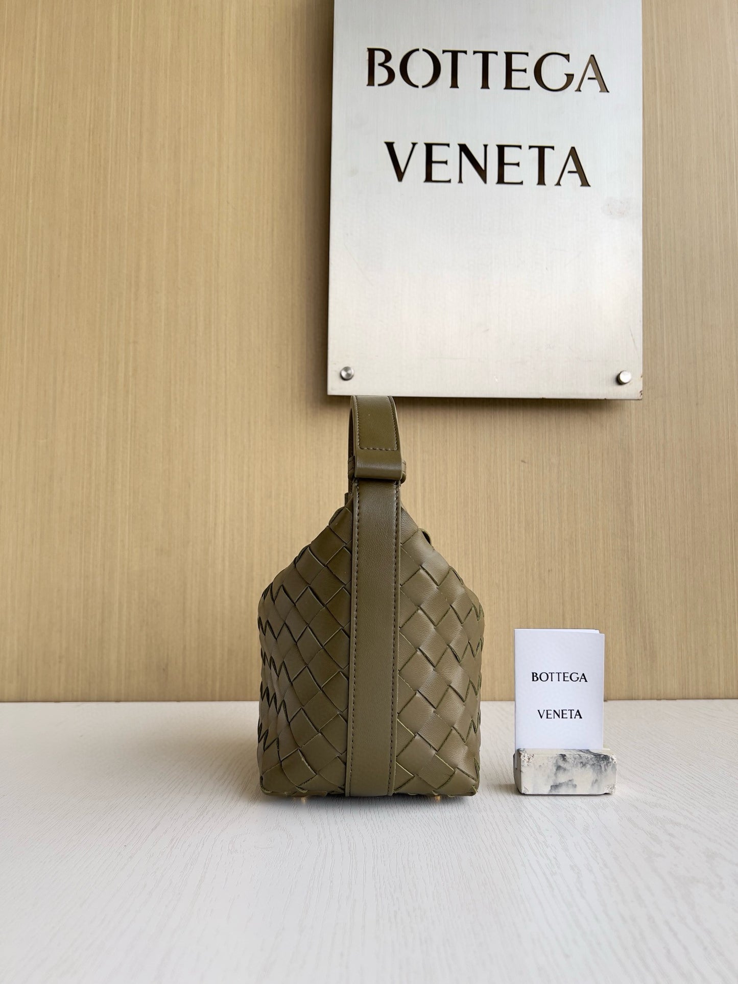 BV Wallace Mini Intrecciato Shoulder Bag