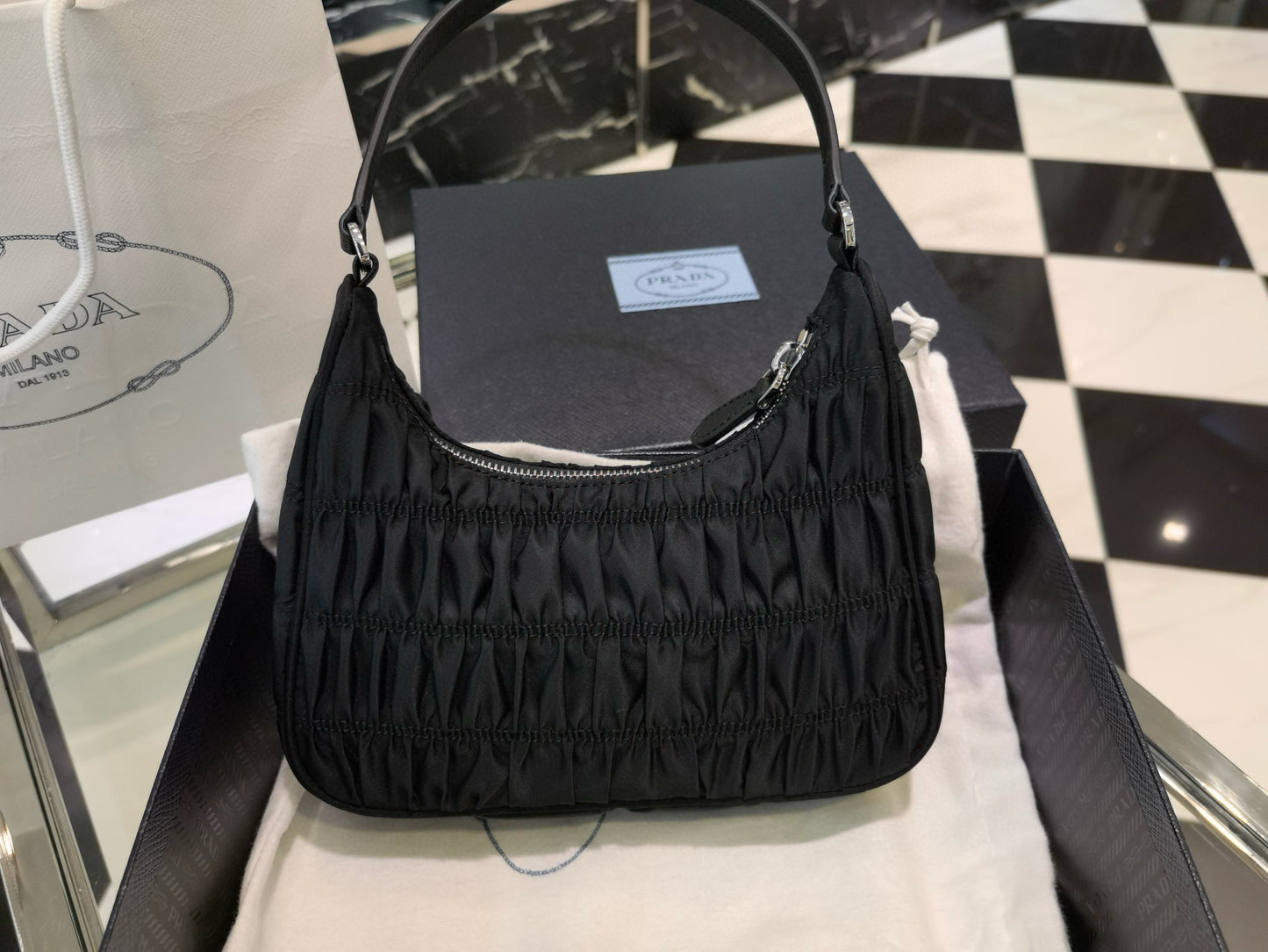 PD Saffiano Hobo Bag