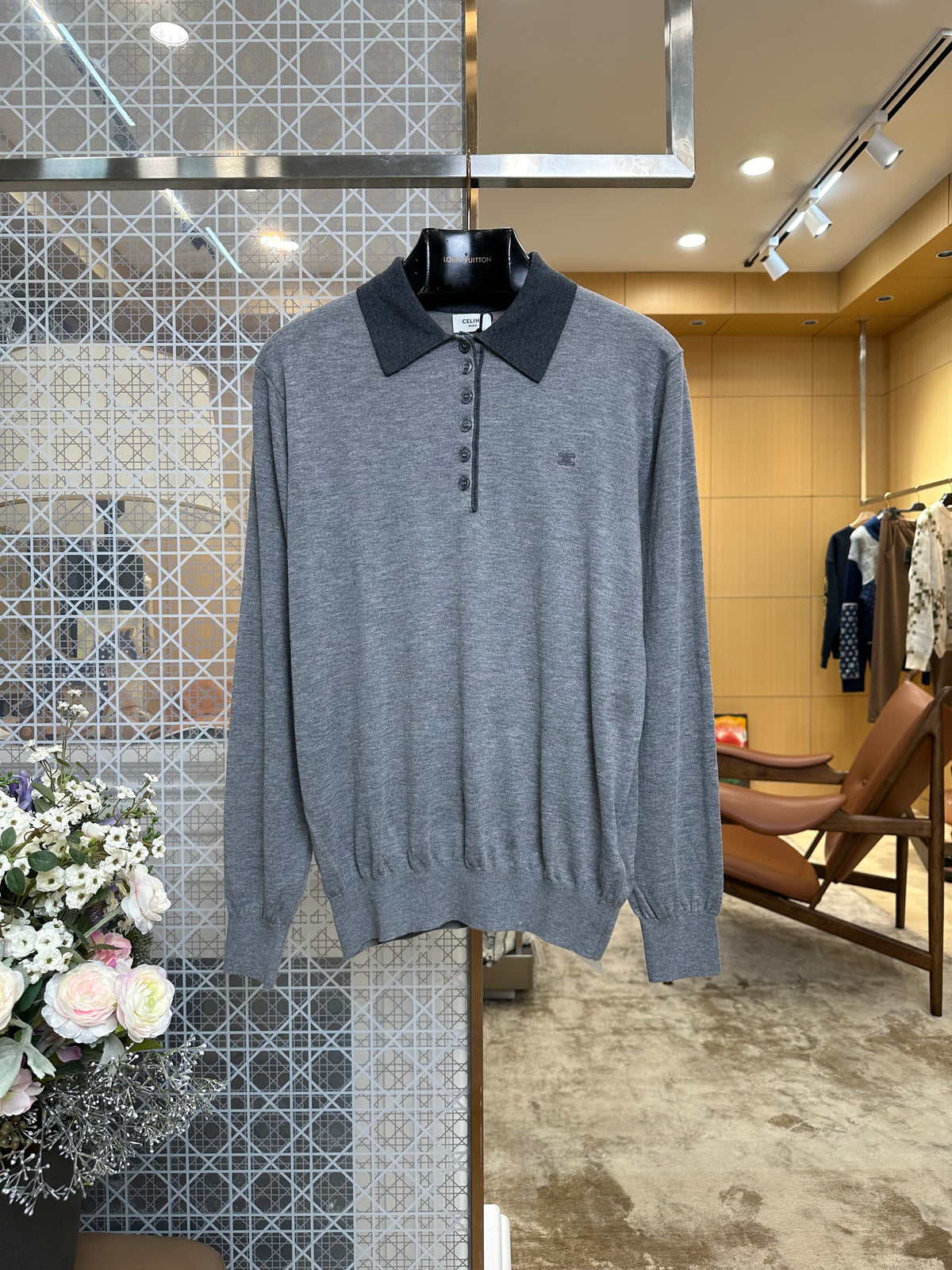 Celine Long Sleeve Polo