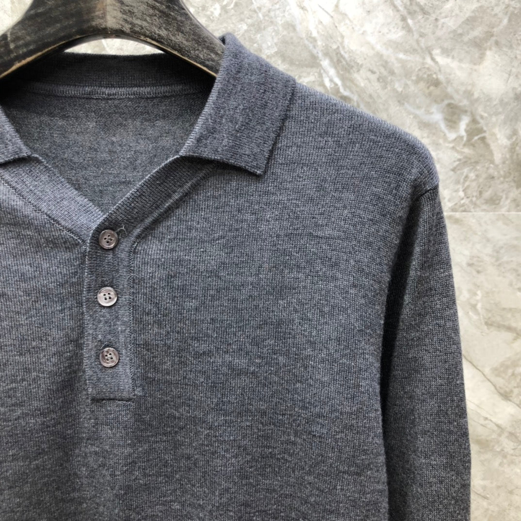 Thom Browne Long Sleeve Polo