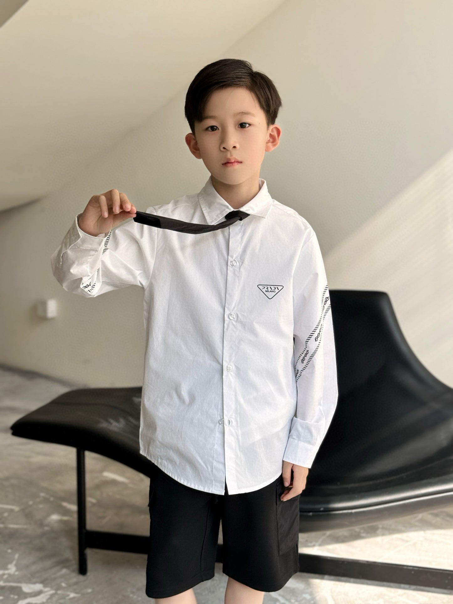 Prada Long Sleeve Polo