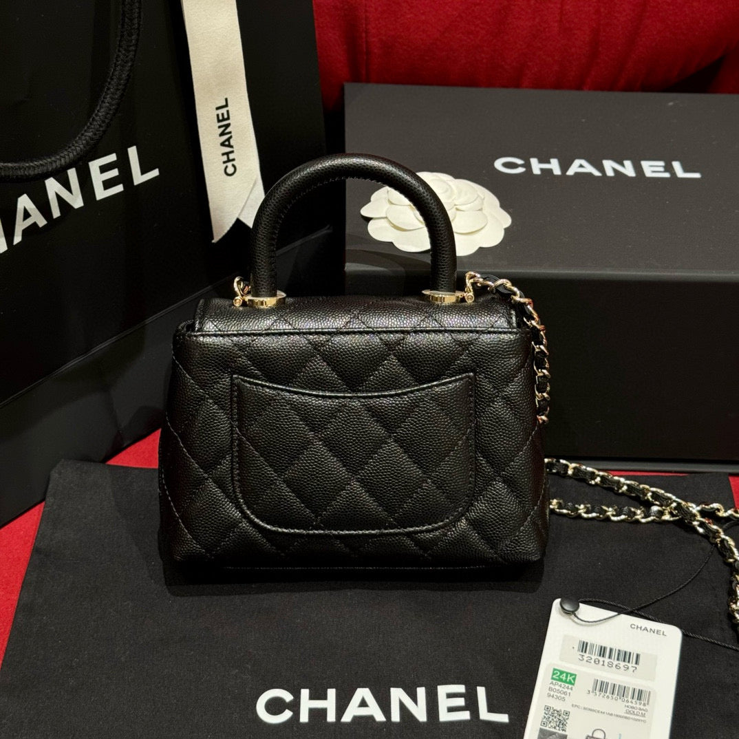 Chanel 24K Nano Coco Handle (11.5x14.5x5.5cm)