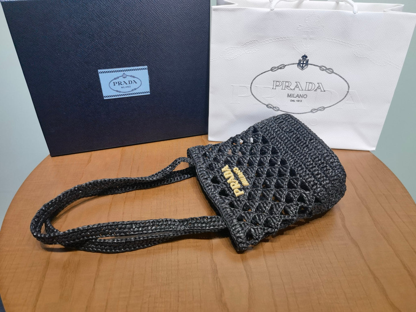 PD Mini Crochet Tote Bag