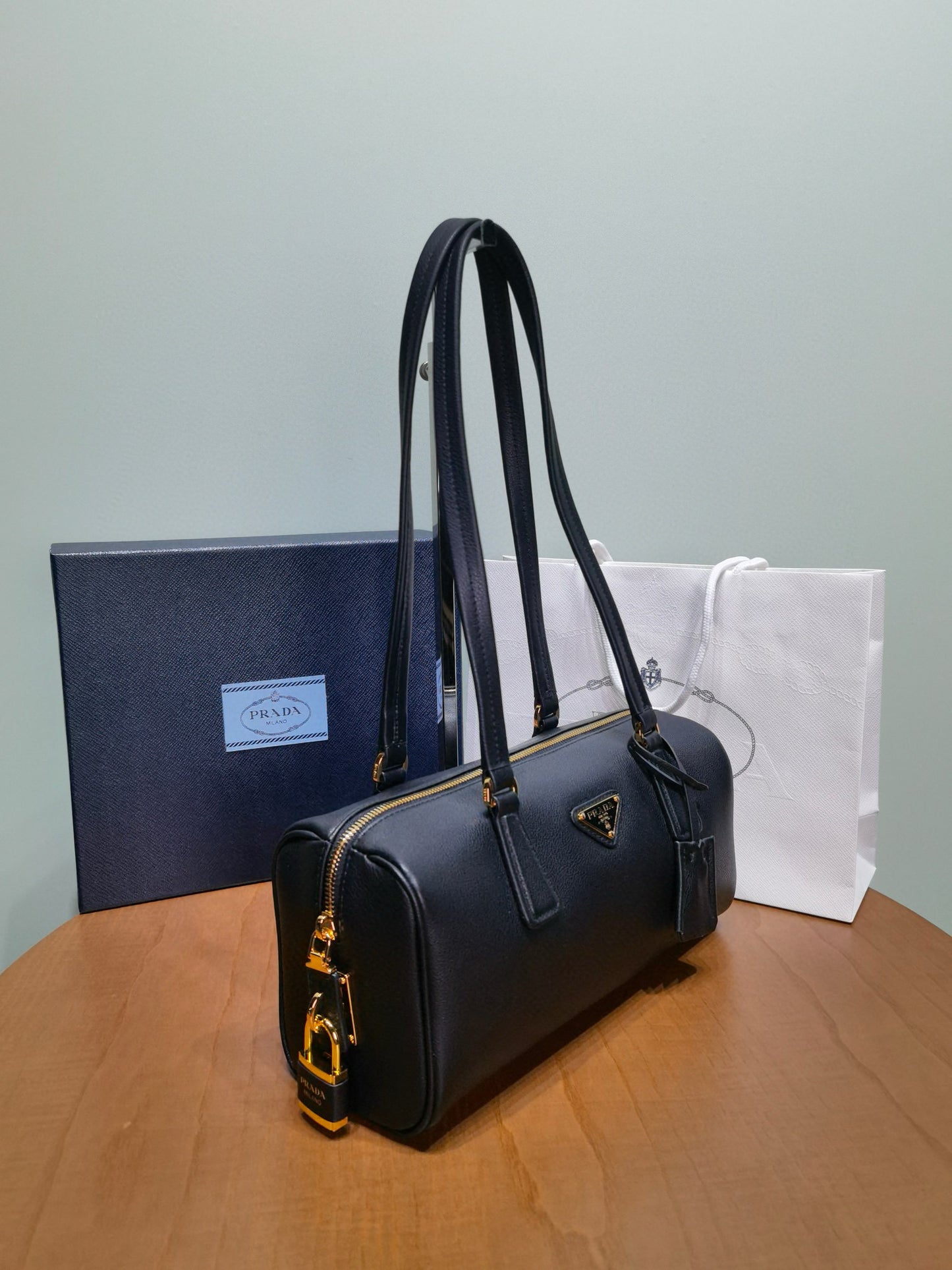 Prada Lock Shoulder Bag
