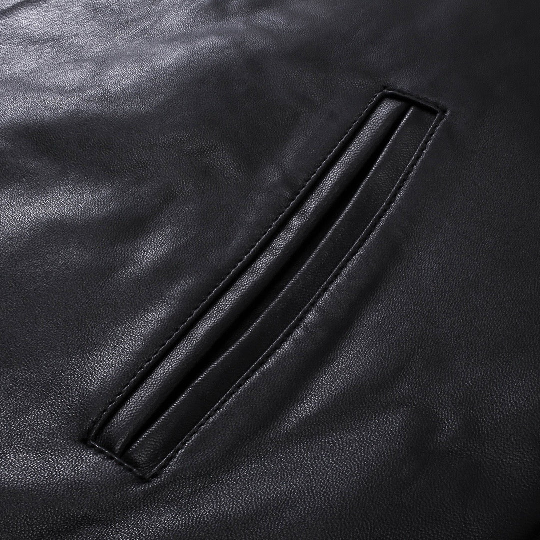 Enfants Riches Déprimés Zip-Up Leather Jacket