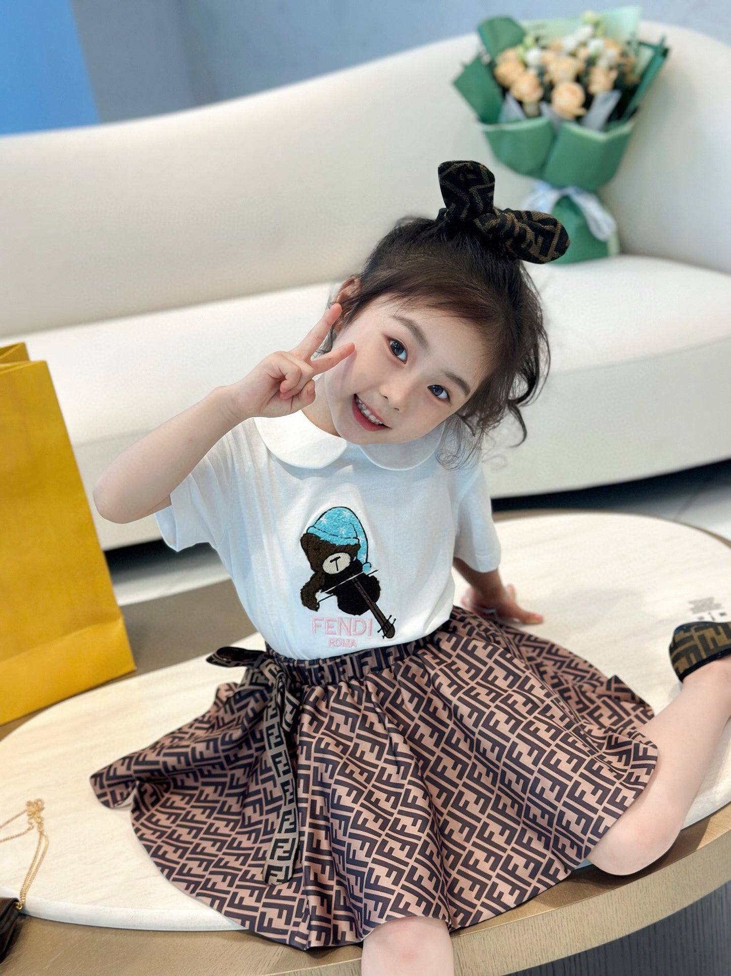 Fendi Shirt/Skirt Set