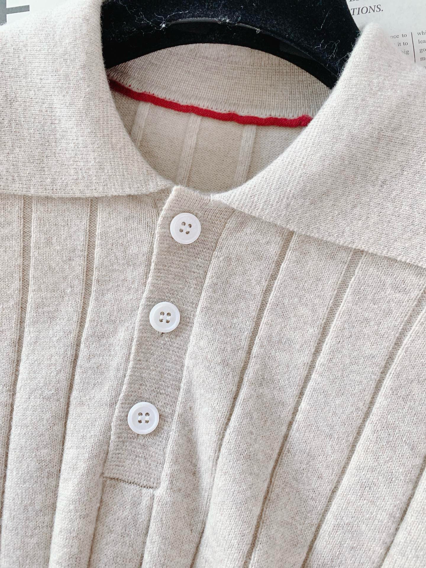 Brunello Cucinelli Long Sleeve Polo