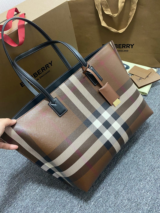 BBR Medium Check Tote Bag