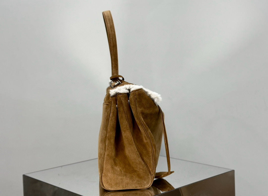 BLCG Rodeo Medium Suede Handbag 35x23x11cm