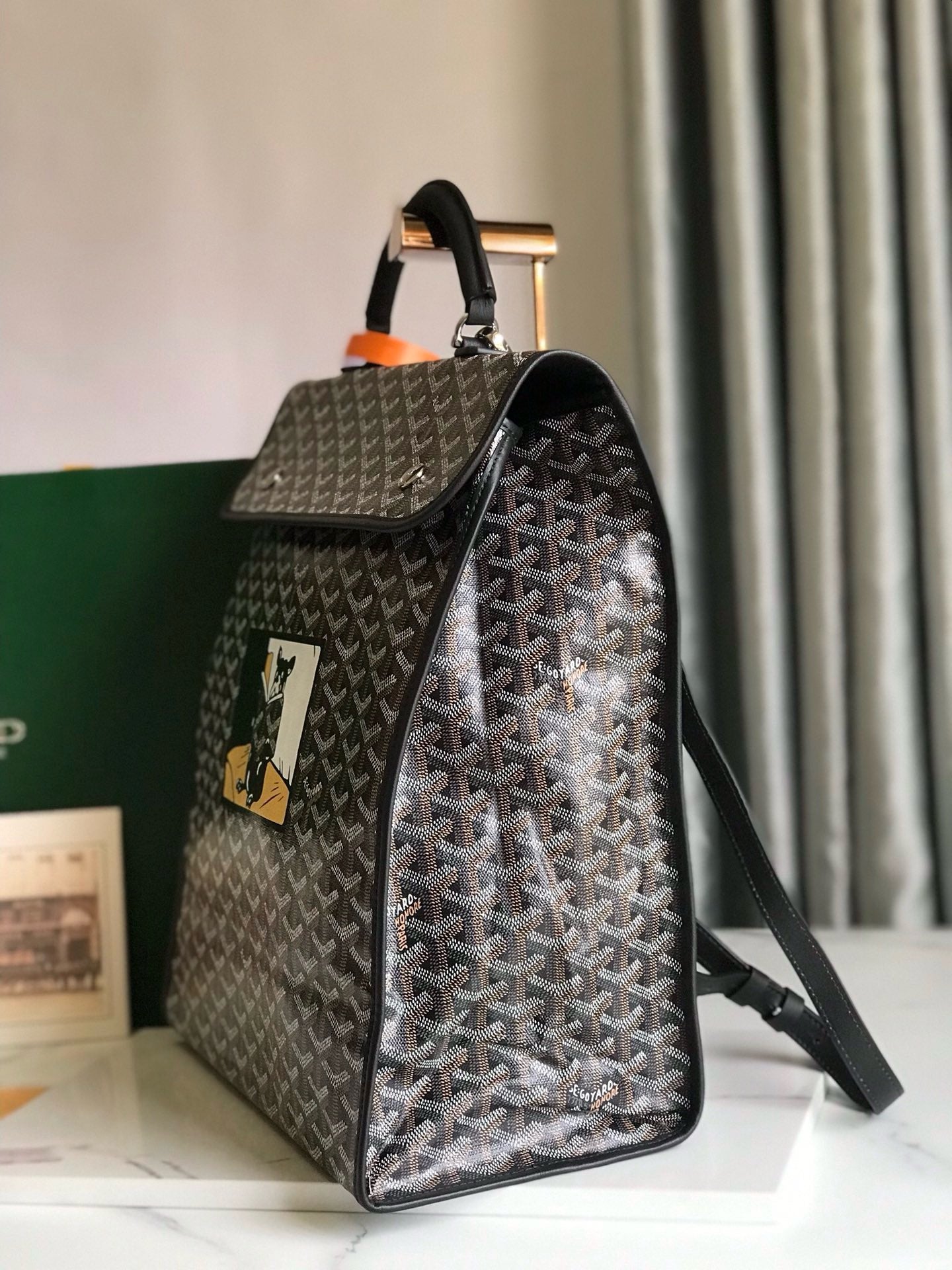 Goyard Backpack 33x35x16cm