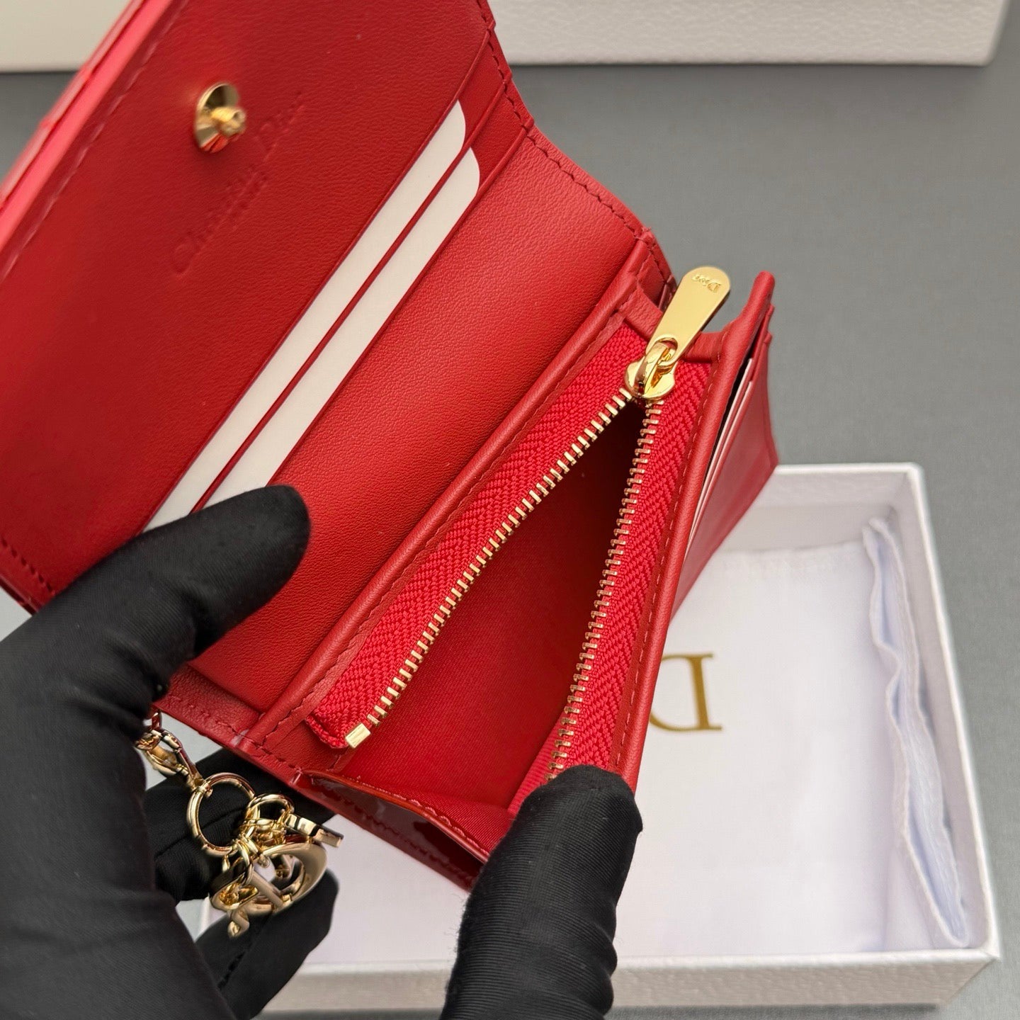 Dior Lady Gardenia Wallet