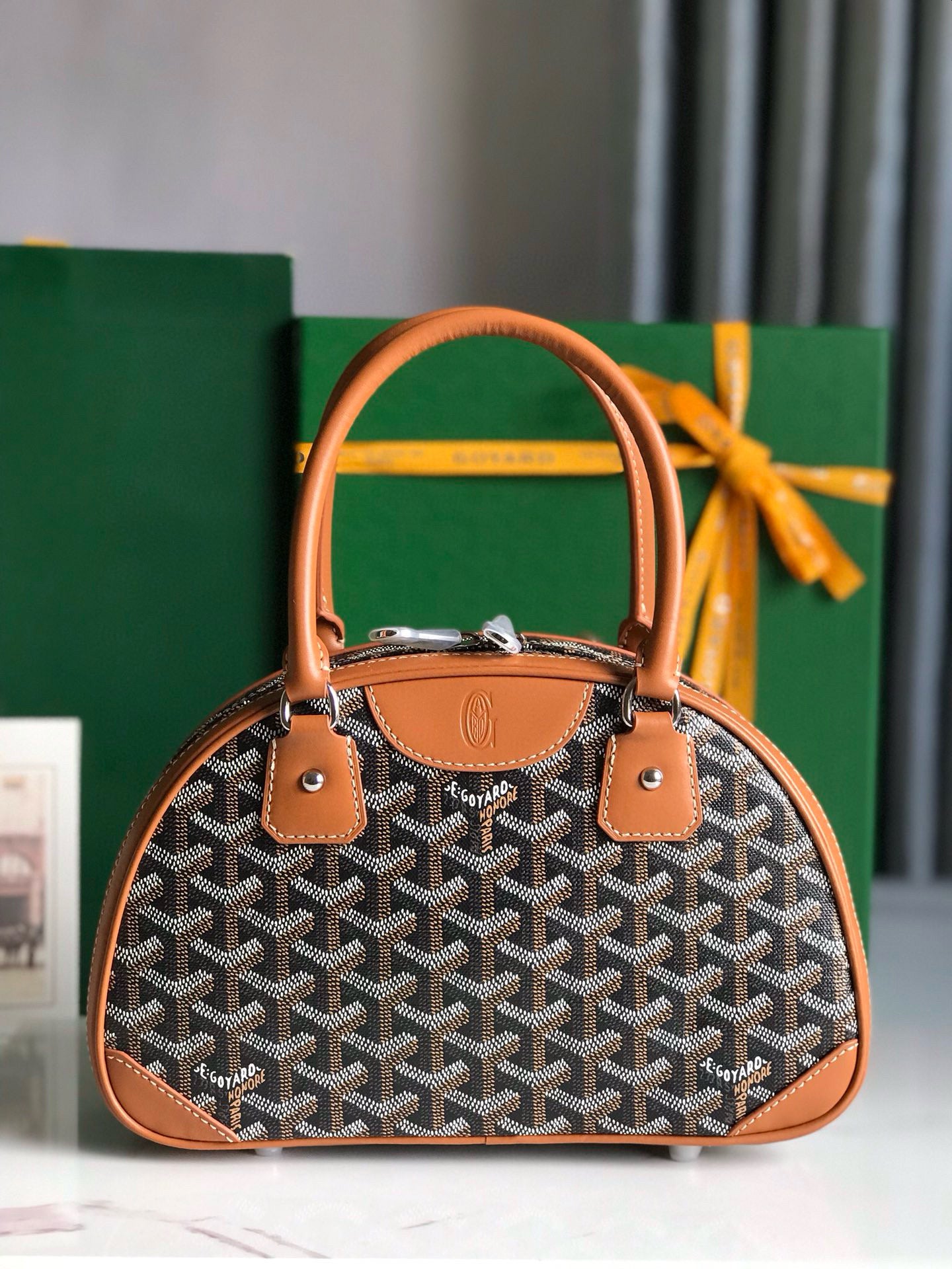 GOYARD BOWLING BAG 26*17*8