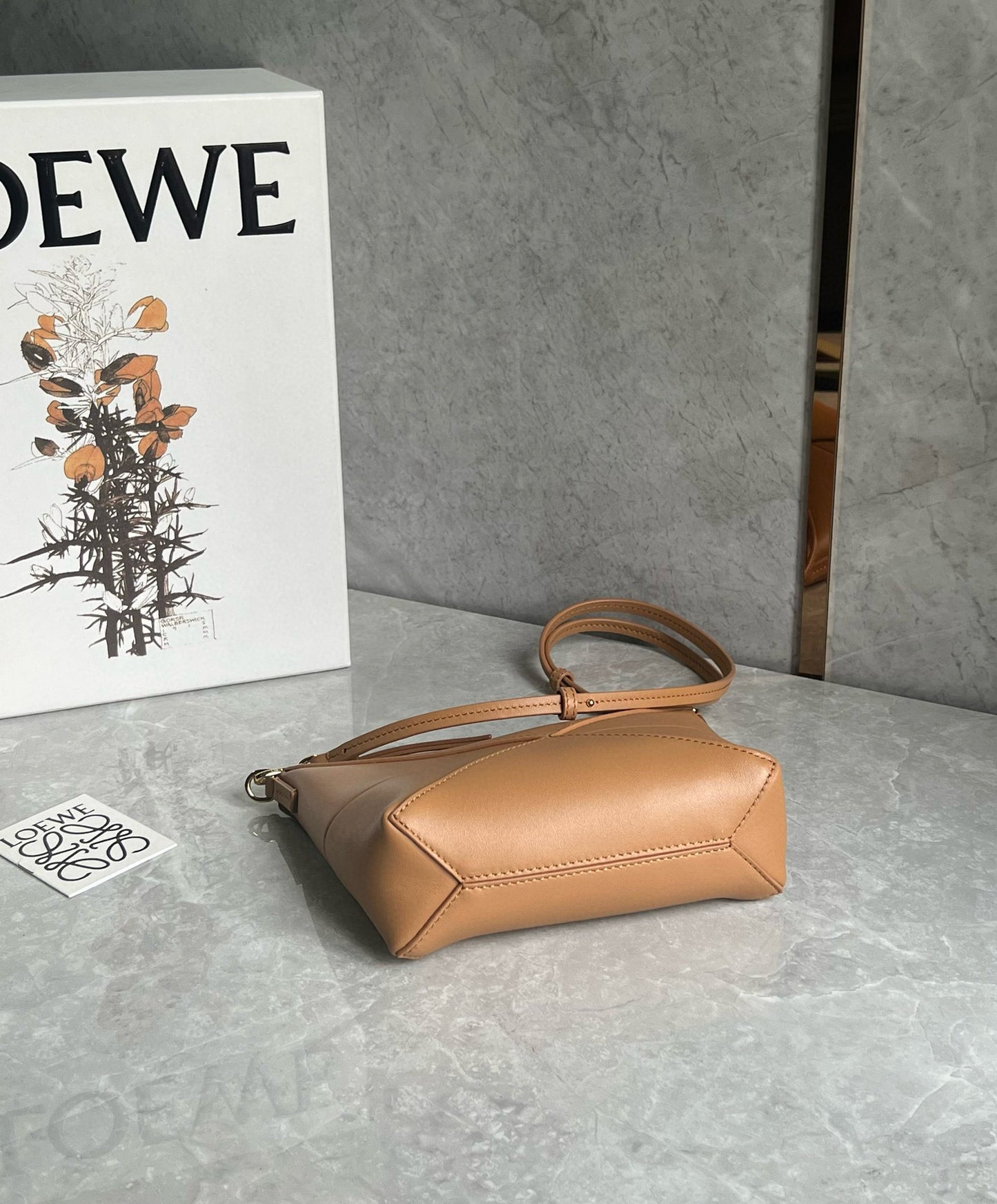 Loewe Puzzle Fold Pouch Mahjong Bag(23x6.5x15.5cm)