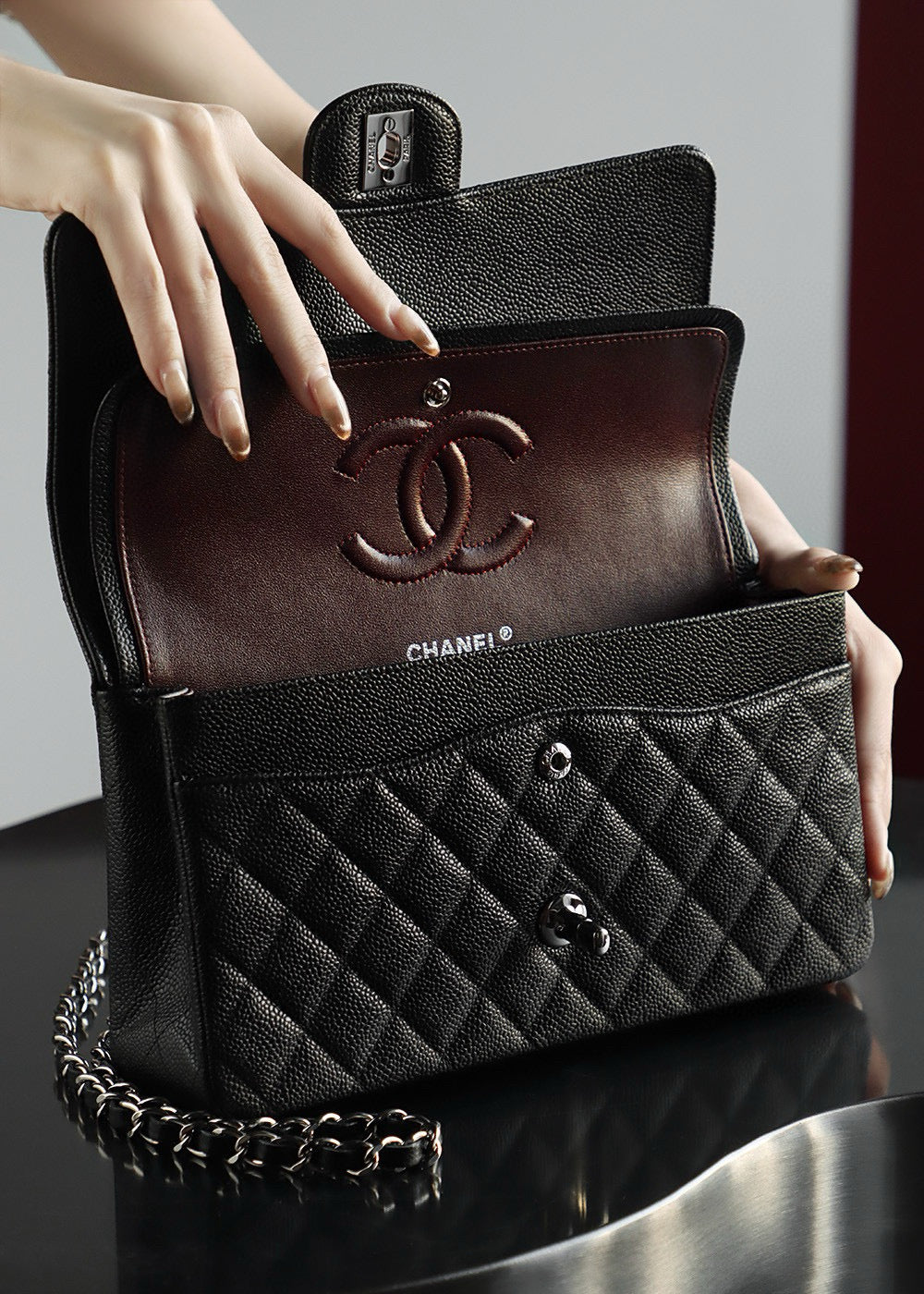 Chanel CF Bag (15.5x25.5x6.5cm)