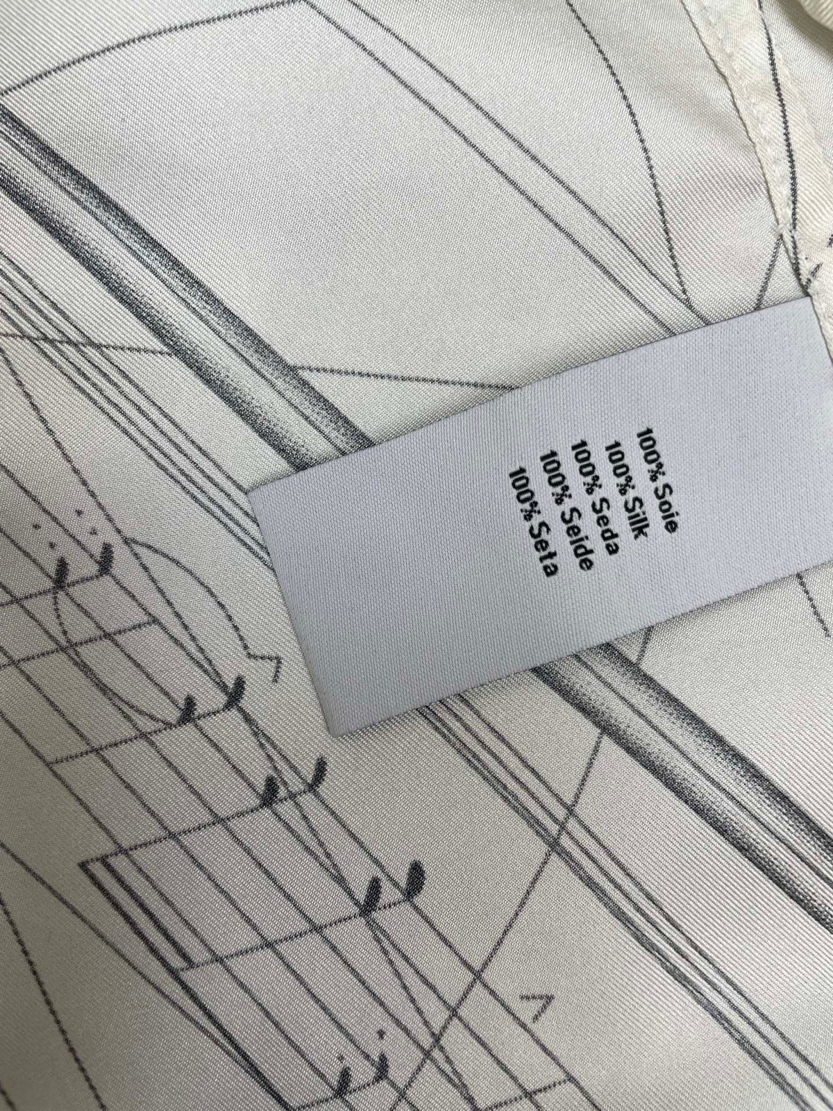 Hermes Long Sleeve Silk Shirt