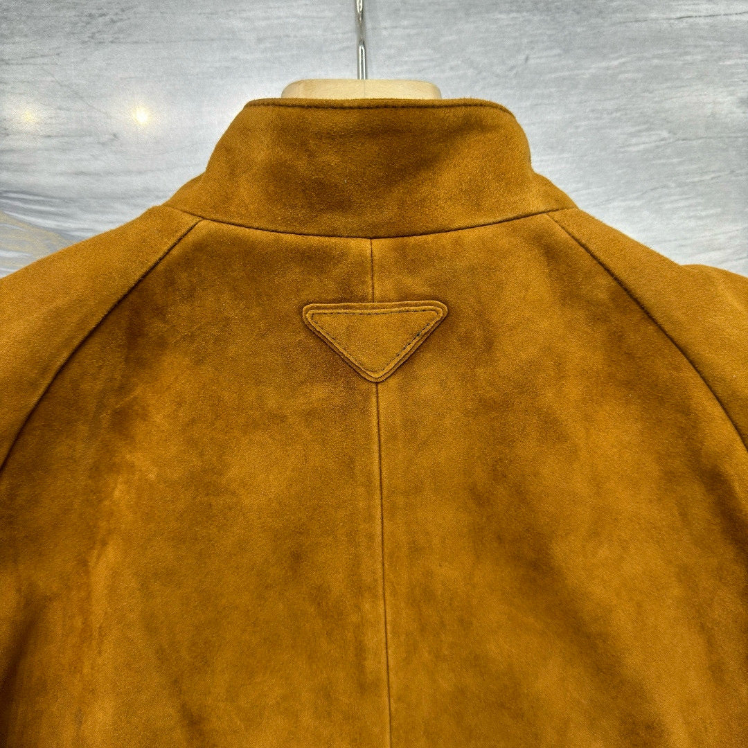 Prada Suede Bomber Jacket