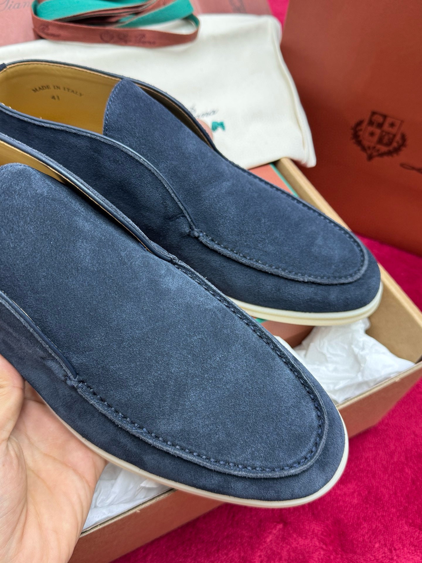 Loro Piana Open Walk Loafers