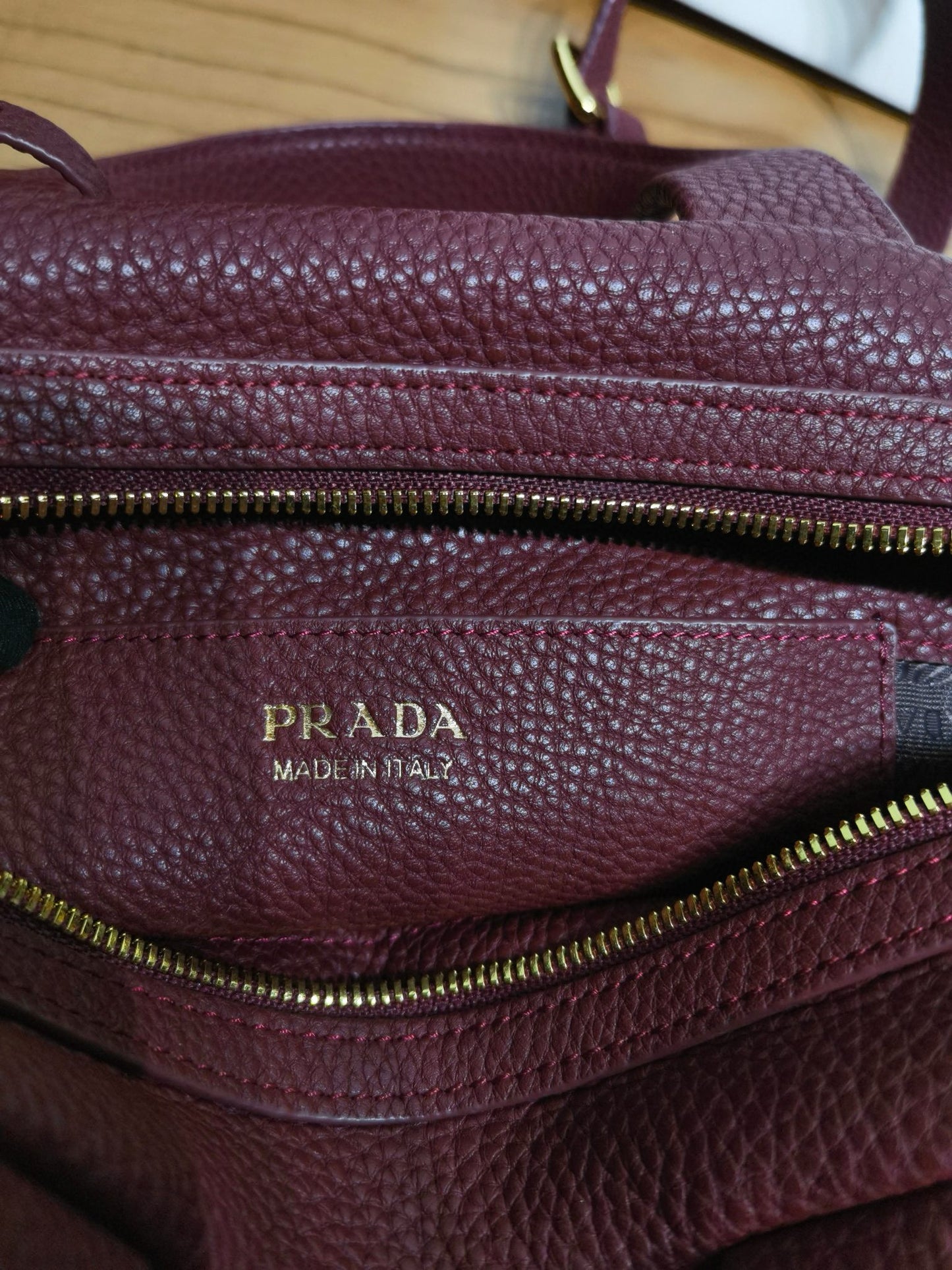 PD Leather Top-Handle Bag
 28x20x13cm