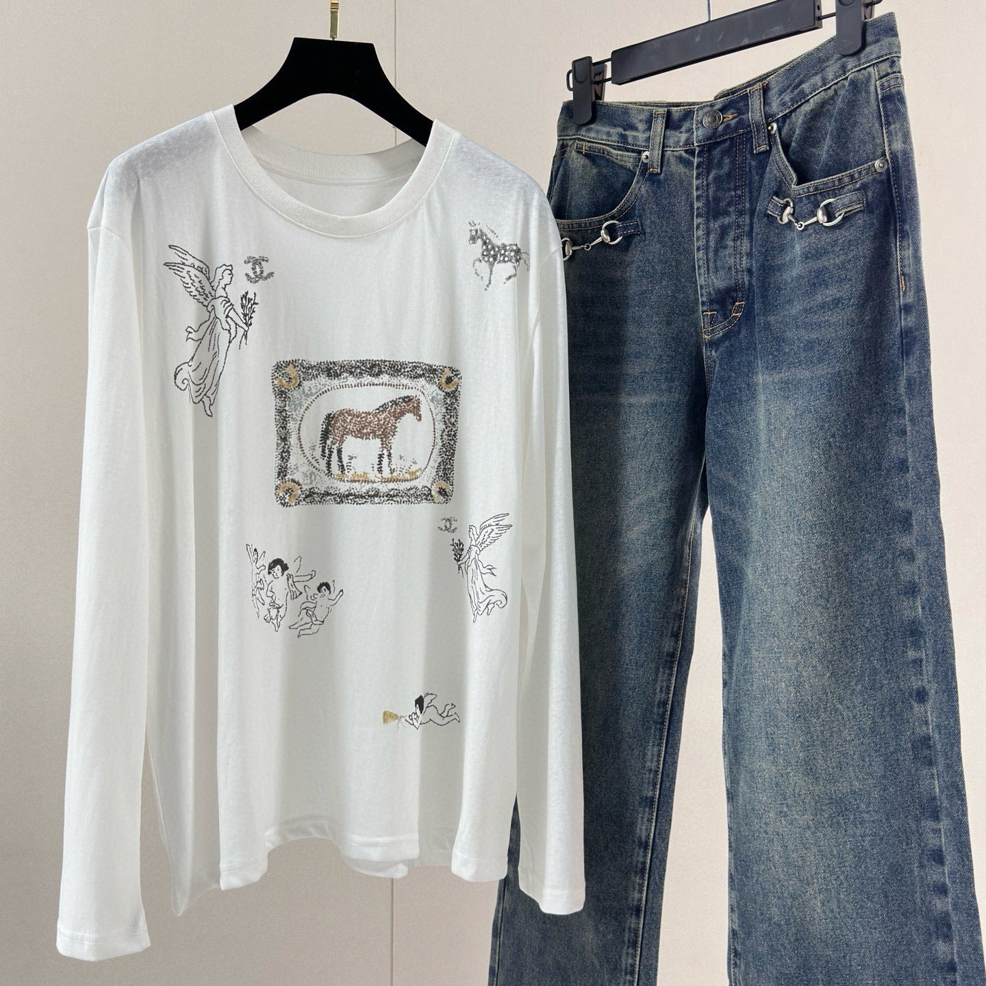 Chanel Long Sleeve Top Set