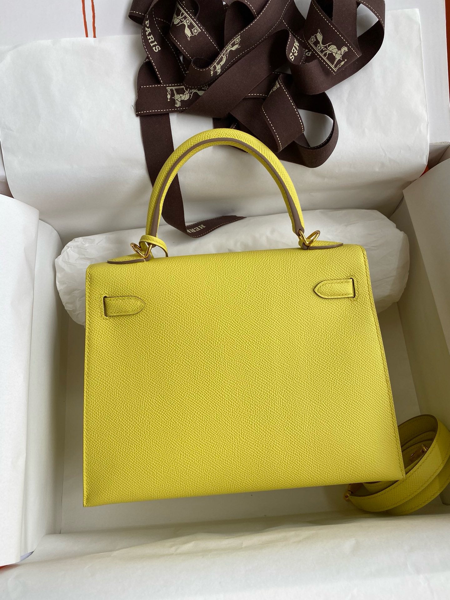 Hermes Kelly, 25 cm, 9R, Epsom