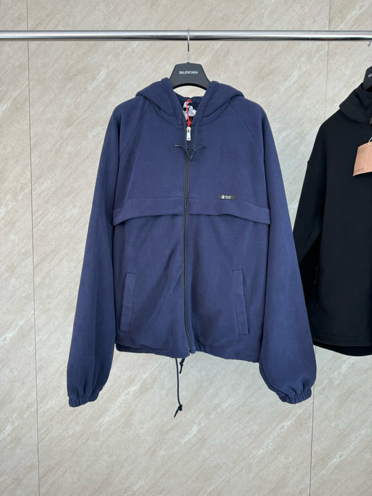 Prada Hooded Blouson Jacket