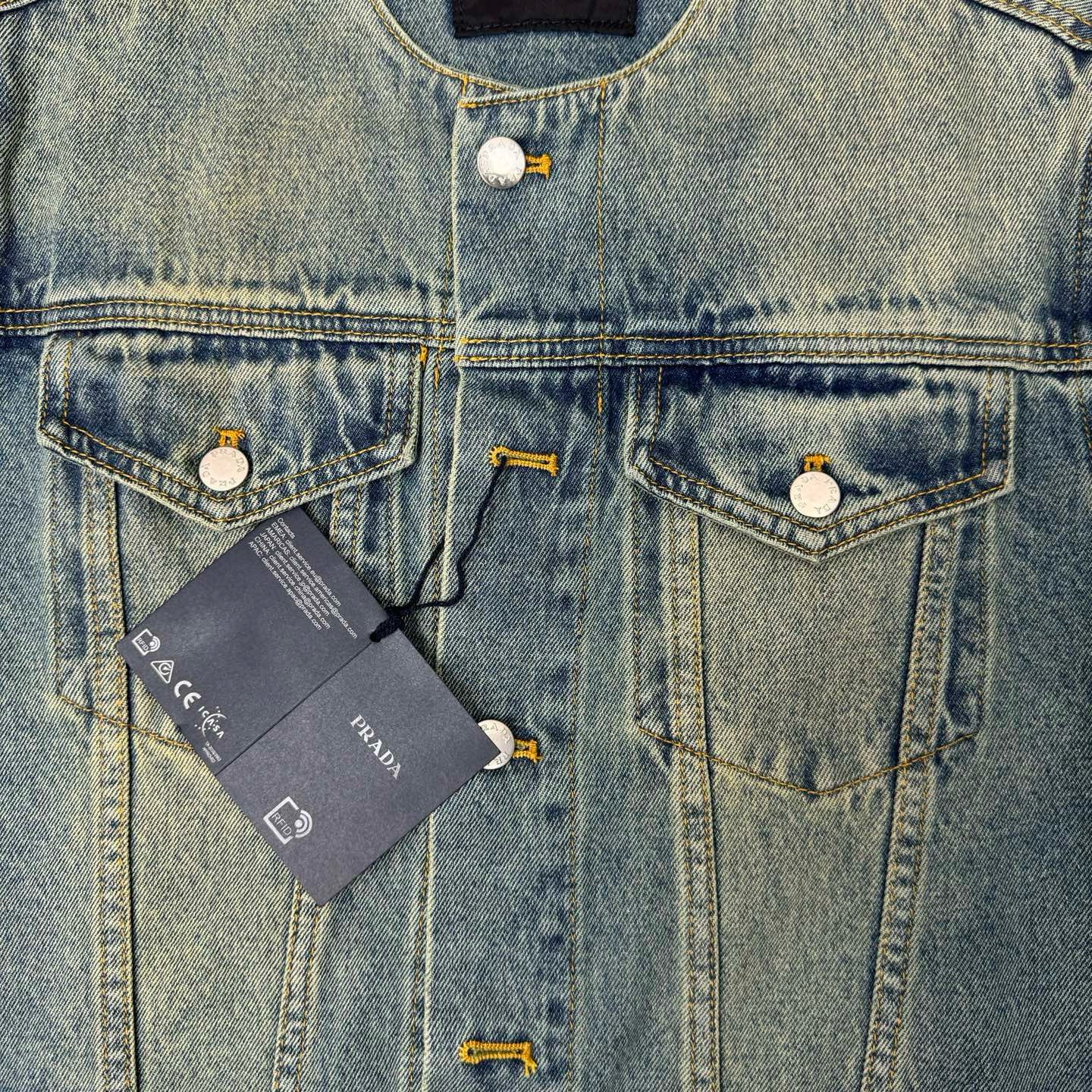 Prada Denim Blouson Jacket