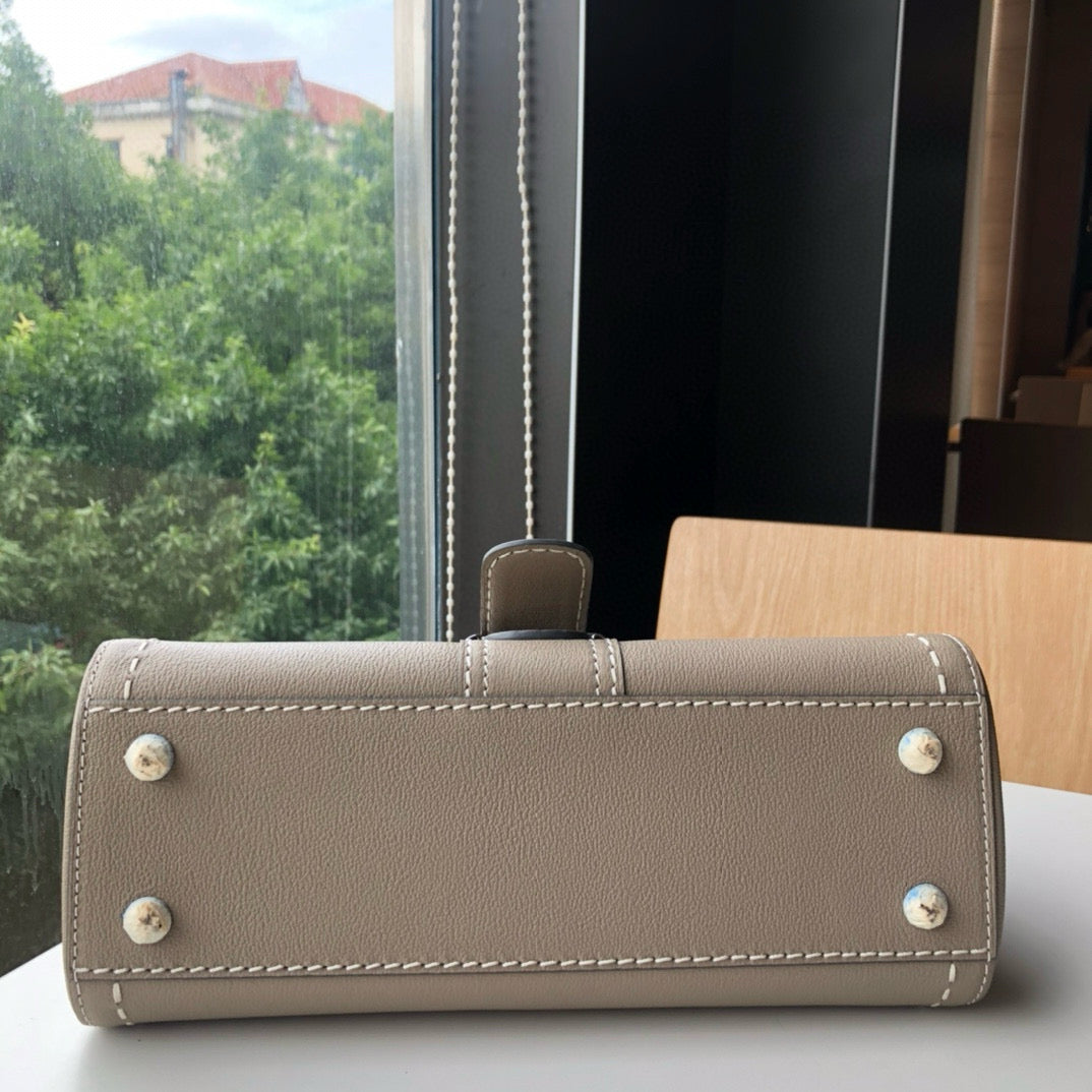 Delvaux Brillant MM Surpique Handbag
