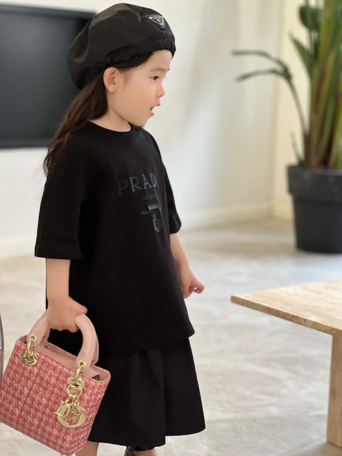 Prada T-Shirt/Skirt Set