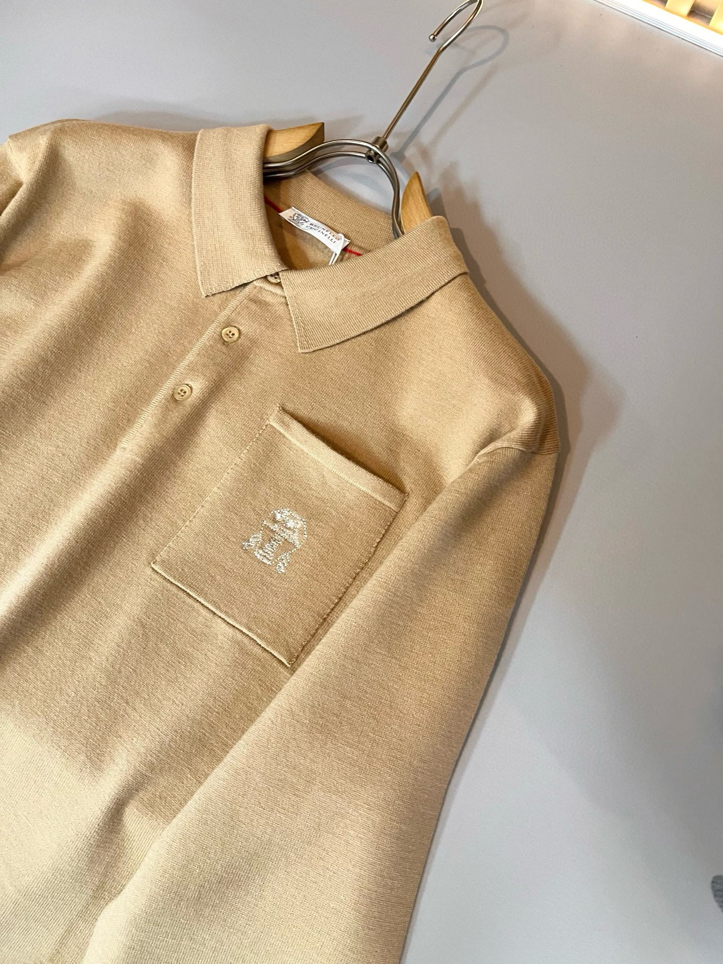 Brunello Cucinelli Long Sleeve Polo