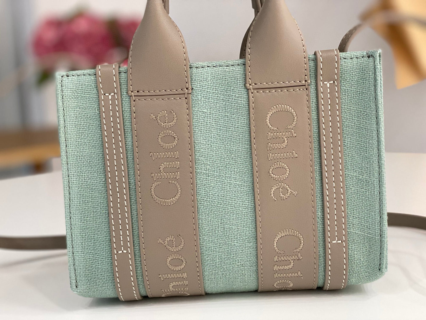 Chloe Woody Tote Bag