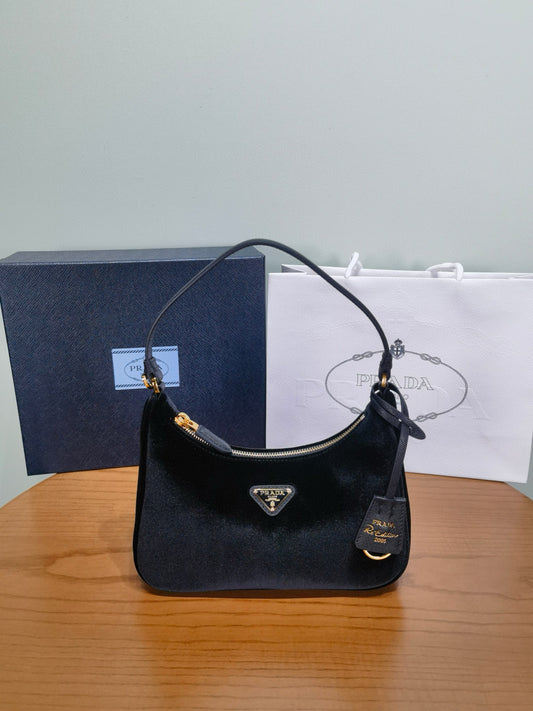 PD 2005 Velvet & Saffiano Mini Bag
