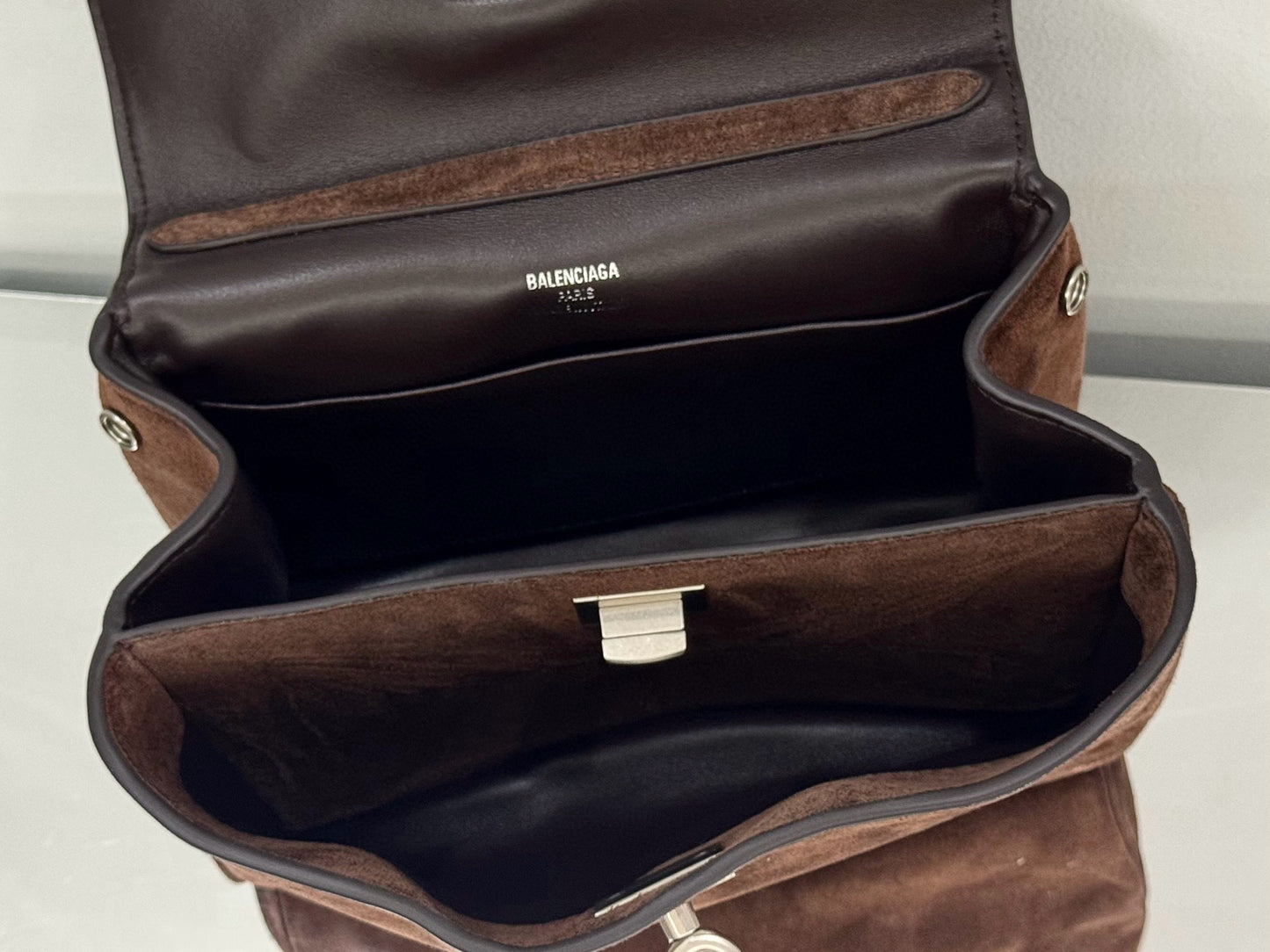 BLCG Rodeo Medium Suede Handbag 22x10x8cm