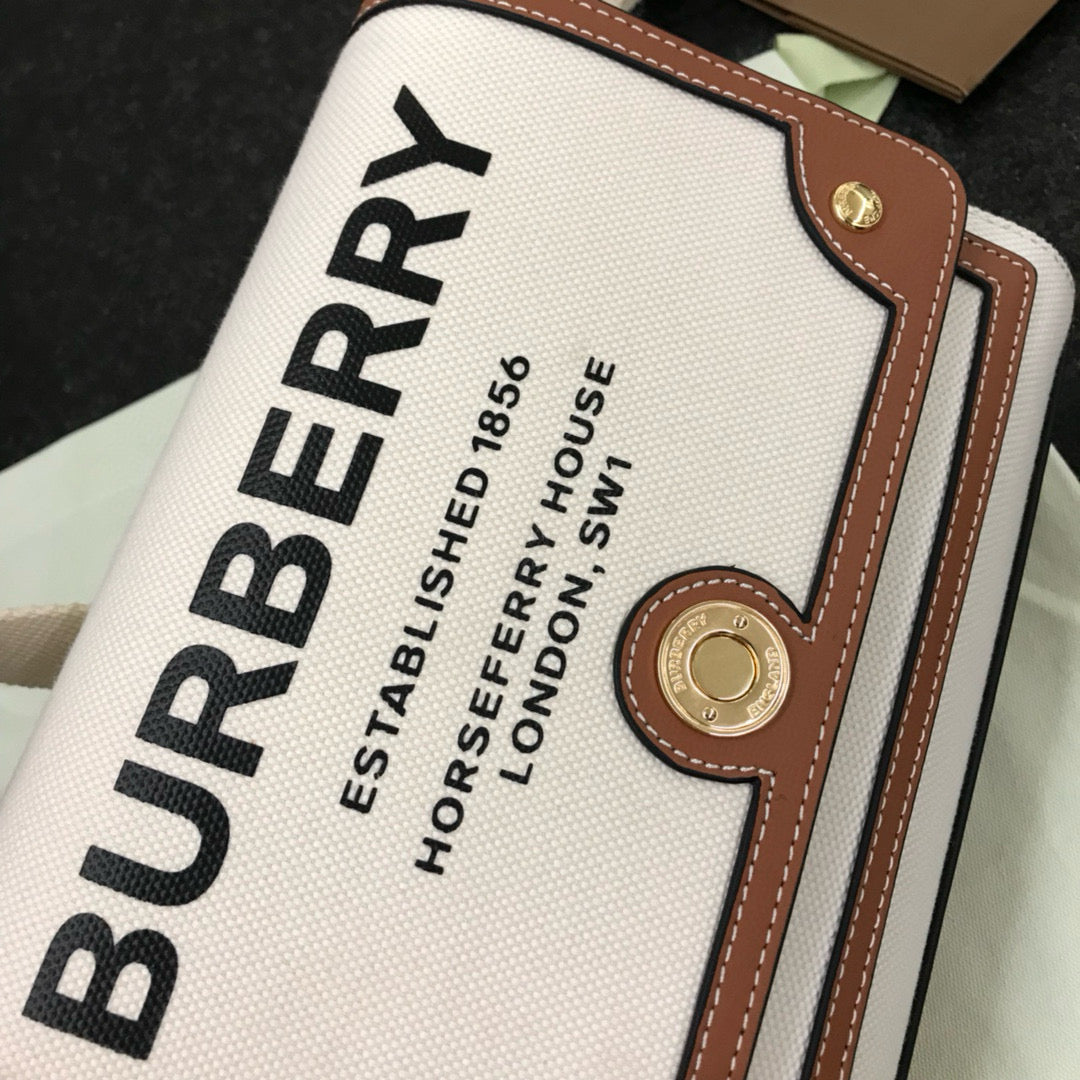 BBR Horseferry Print Canvas Note Bag