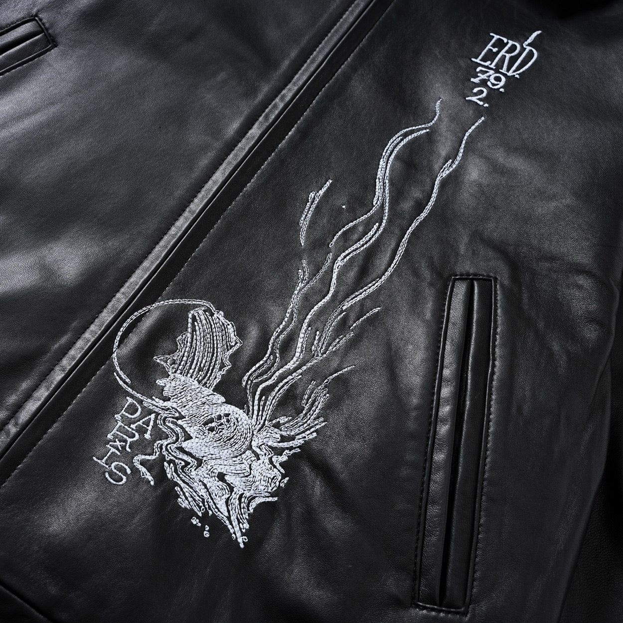 Enfants Riches Déprimés Zip-Up Leather Jacket