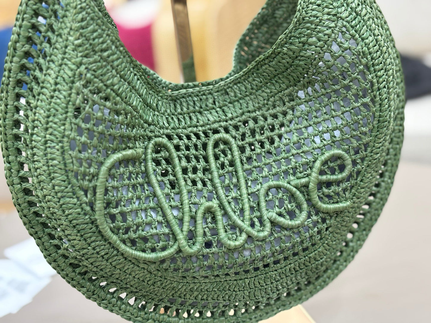 Chloe Summer Banana Hobo Bag