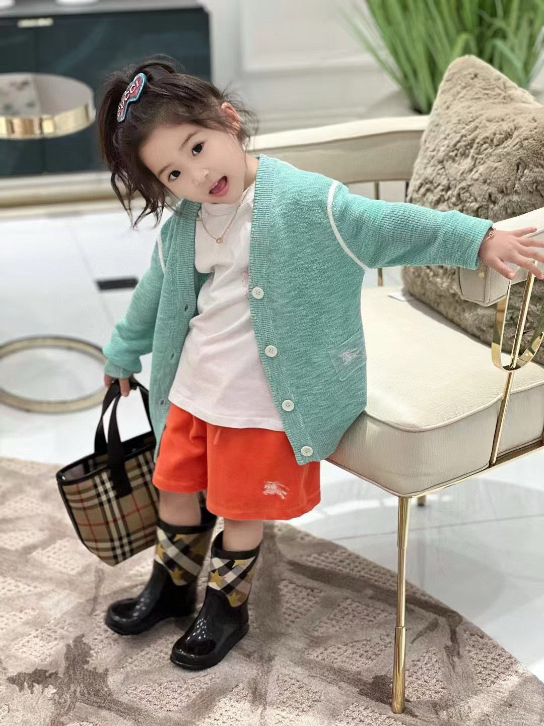 BBR Cardigan/Short Pant Set