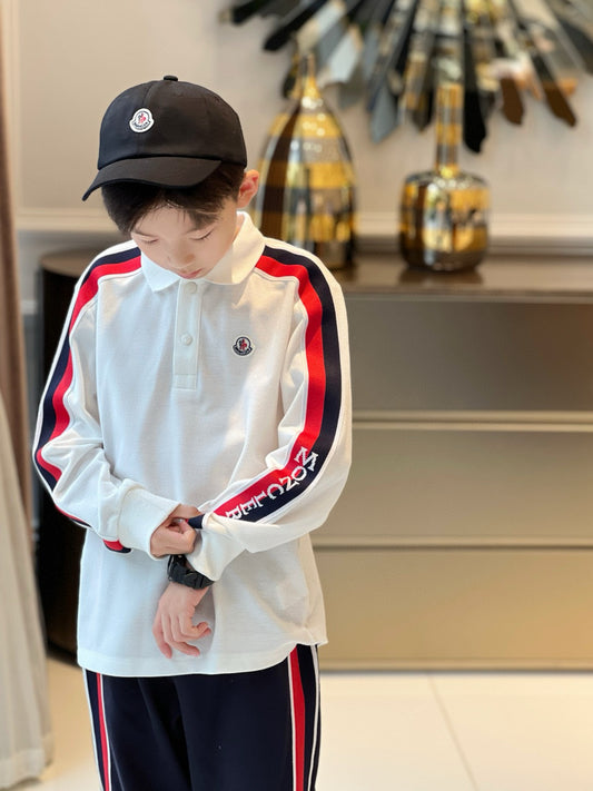 Moncler Long Sleeve Polo