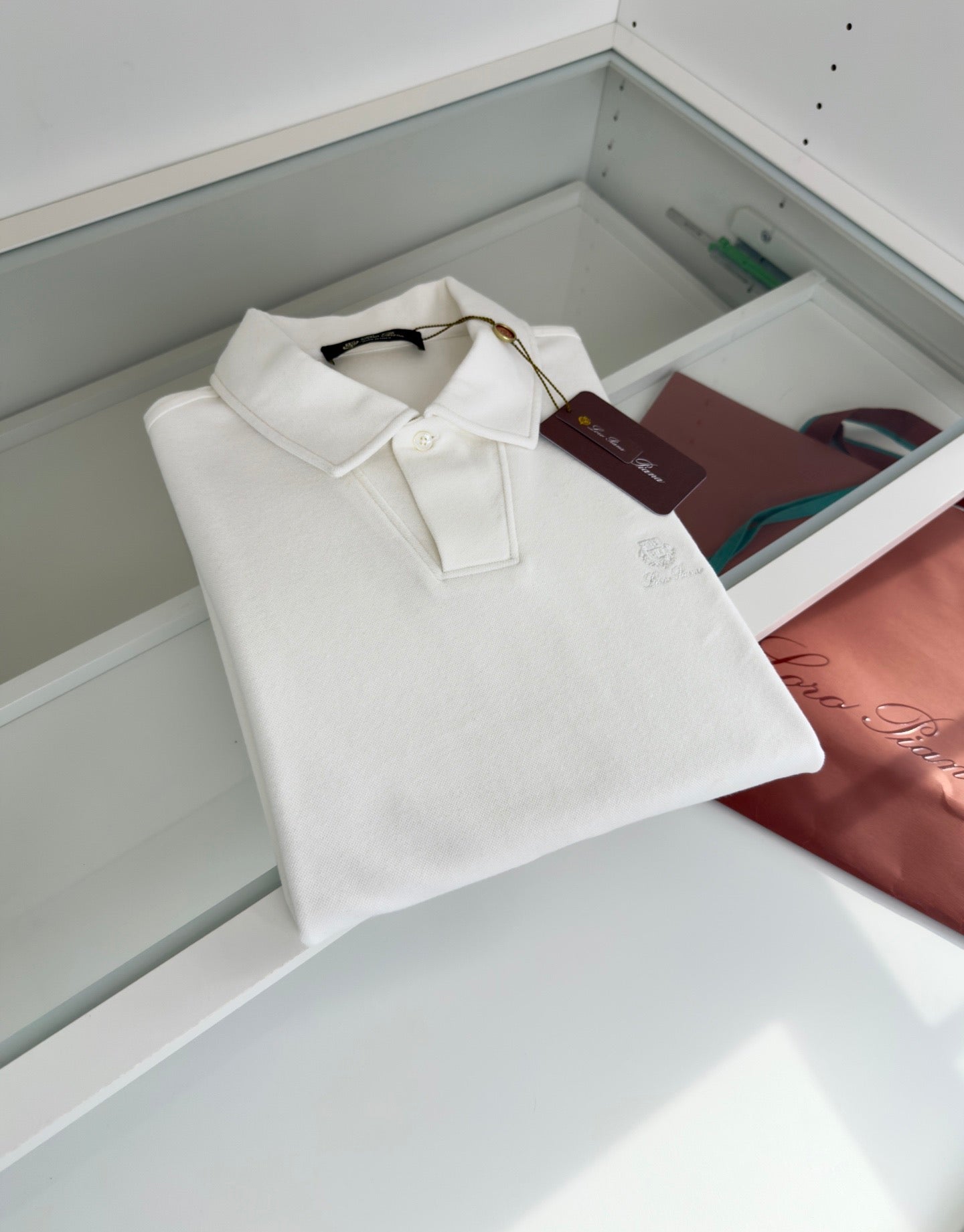 Loro Piana Long Sleeve Polo