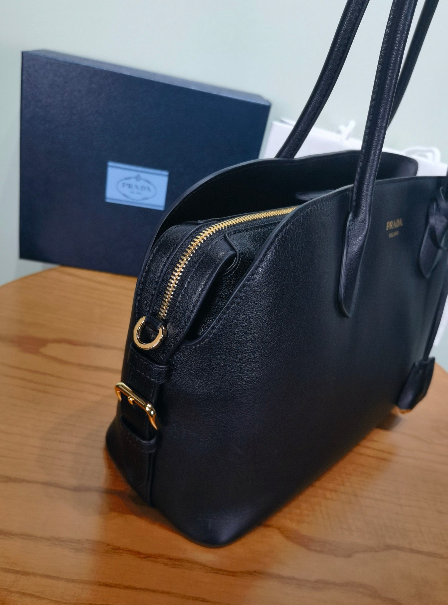 PD Large Leather Tote Bag