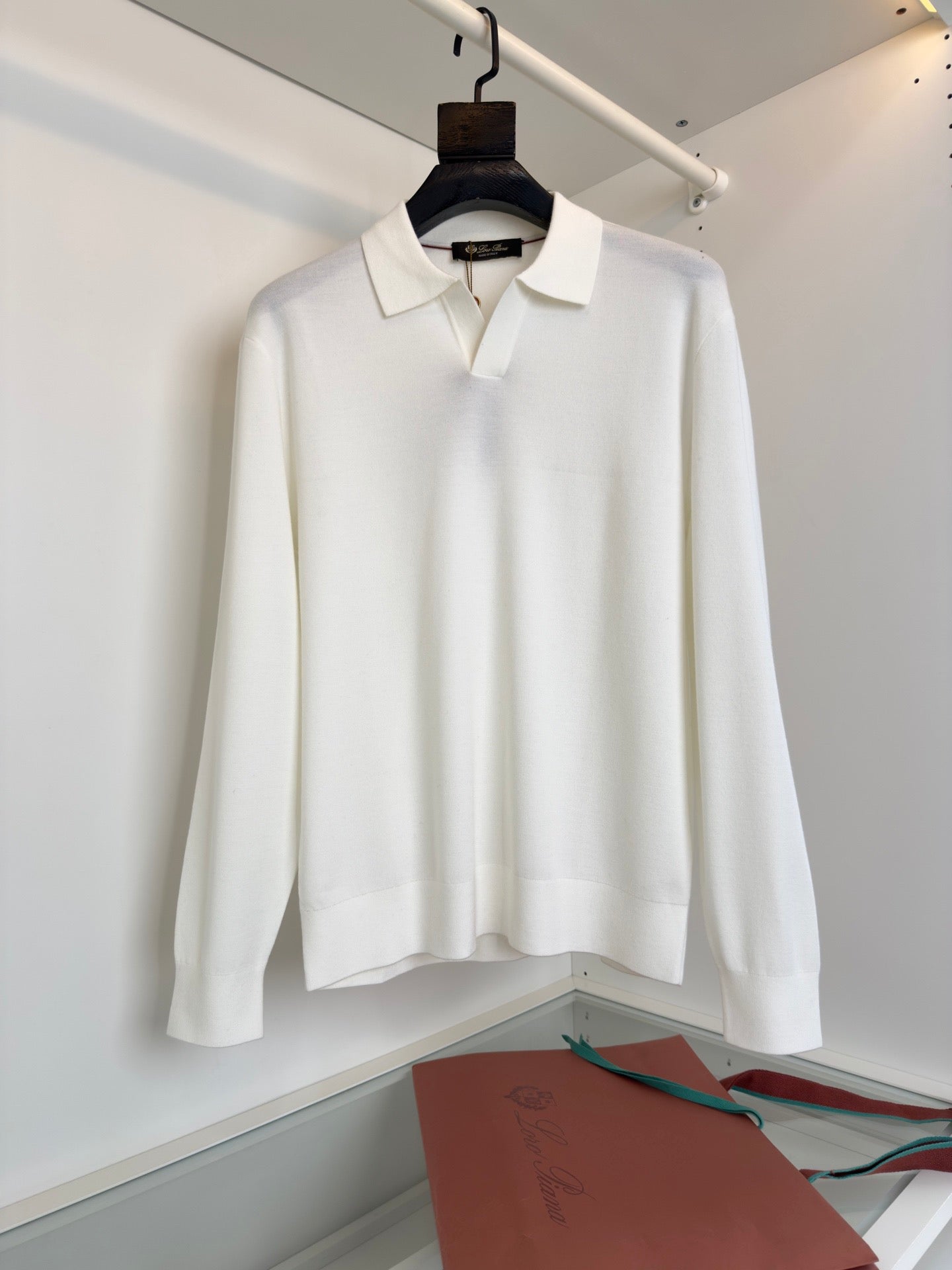 Loro Piana Long Sleeve Polo